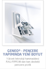 GENEO® - PENCERE YAPIMINDA YENİ BOYUT